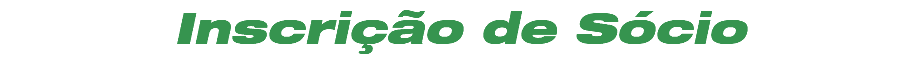 Inscrição de Sócio 