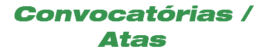 Convocatórias / Atas
